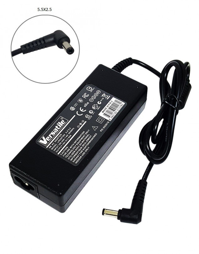 Versatile 19V 3.42A 5.5*2.5 Notebook Adaptör Şarj Aleti Standart Uç