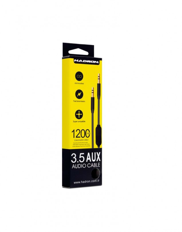 HADRON HN4309 AUX KABLO MİKROFONLU 1.1MT