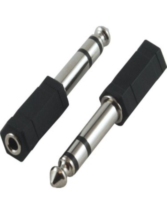 3.5 DİŞİ 6.35 ERKEK mm AUX STEREO ÇEVİRİCİ DİŞİ ERKEK JACK ÇEVİRİCİ DÖNÜŞTÜRÜCÜ ADAPTÖR