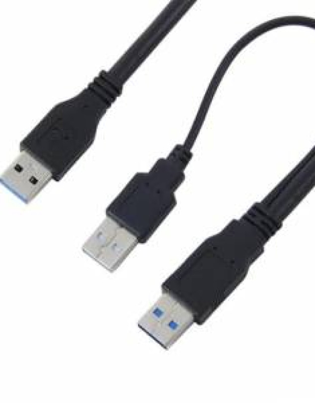 USB 3.0 TO USB 3.0 / 2.0 KABLO 30 CM Y ADAPTÖR