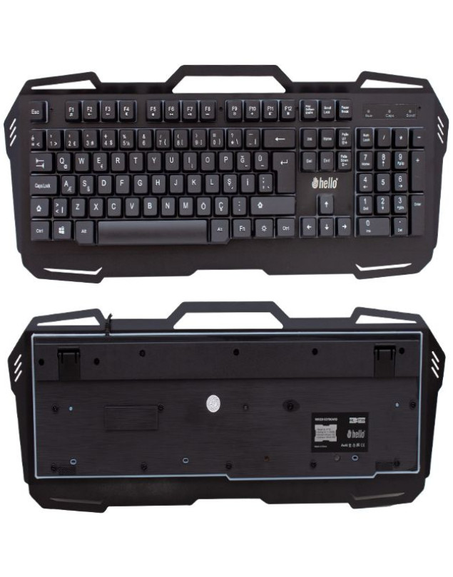 HELLO HL-4730 KABLOLU OYUNCU GAMING KLAVYE